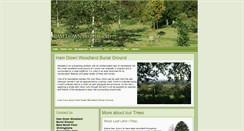 Desktop Screenshot of hamdown-greenburial.co.uk